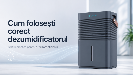 Cum folosești corect dezumidificatorul. Sfaturi practice și greșeli de evitat