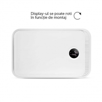 Sistem de ventilatie AlecoAir E40 Revive PRO cu recuperare de caldura si purificare independenta, WiFi, UV-C, TRUE HEPA, Ionizar