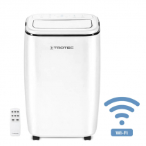 Aer conditionat portabil Trotec PAC 3501 S, WiFi, 12000 Btu/h, Dezumidificare, Functie Swing, Timer, Ventilatie, Pentru 46 mp