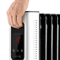 Radiator cu ulei TROTEC TRH 28 E, Pentru 30 mp, Putere 2500W, Ecran tactil, Timer, 3 Trepte de putere