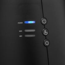 Umidificator si difuzor de aroma Duux Tag Black, Rata umidificare 250 ml/ora, Consum 12W/h, Pentru 30mp