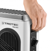 Convector electric cu turbosuflanta TROTEC TCH 23 E, Putere maxima 2000W, Termostat