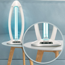 Resigilat! Lampa sterilizare cu UV-C AlecoAir L30 TOWER, Telecomanda