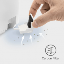 Umidificator TROTEC B3E, Lampa UV-c, Filtru Carbon Activ, Difuzor de aroma, Timer, Capacitate umidificare 250 ml/h