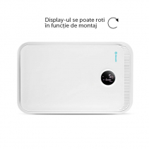 Sistem de ventilatie AlecoAir E40 Revive New cu recuperare de caldura si purificare independenta, WiFi, TRUE HEPA, Ionizare