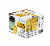 Filtru 3 in 1 TRUE HEPA cu Strat antibacterian si Carbon Activ pentru purificatorul AlecoAir P14 MINIO, compatibil cu P15 KIDDO