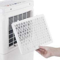 Dezumidificator Trotec TTK72E, 24l/zi, Debit 195mc/h, Pentru spatii de pana la 50mp, Display, Timer, Higrostat, Uscare rufe
