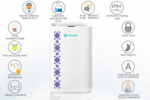 Dezumidificator AlecoAir D13 TRADITIO BASIC, 13L/zi, pentru 25mp, Timer, Sleep, Child Lock