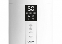 Resigilat - Umidificator cu ultrasunete Duux Beam Mini 2 White, WiFi, Pentru 30 mp, Asistenti vocali, Timer, Sleep