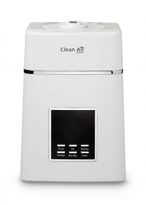 Resigilat - Umidificator si purificator Clean Air Optima CA604 white, Ionizare, Display, Timer, Rata umidificare 400ml/ora