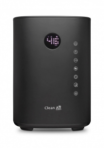 Resigilat - Umidificator si purificator Clean Air Optima CA604B Smart, WiFi, Difuzor de arome, Lampa UV-C, Ionizare, Display, Ti