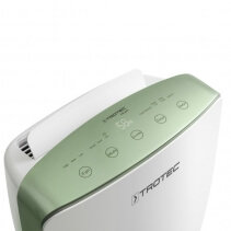 Dezumidificator Trotec TTK68E, 20l/zi, Debit 130mc/h, Util pana la pana la 45mp, Functie uscare haine, Timer, Higrostat, Display