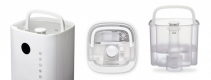 Resigilat - Umidificator si purificator Clean Air Optima CA604W Smart, WiFi, Difuzor de arome, Lampa UV-C, Ionizare, Display, Ti