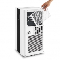 Aer conditionat portabil Trotec PAC 2100 X, Capacitate 7.000 Btu, Debit 319mc/ora, Telecomanda, Display, Timer, Pentru 65mc