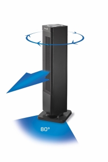 Aeroterma 2 in 1 Clean Air Optima CA-904B, Incalzire si Ventilare, Timer, Telecomanda, Display digital
