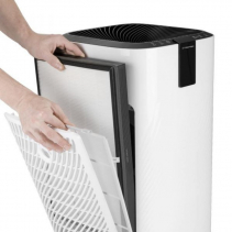 Purificator de aer Trotec AirgoClean 250E, Filtru True HEPA, pentru 88 mp, Ionizare, Indicator calitate aer