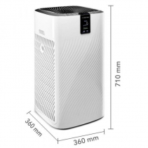 Purificator de aer Trotec AirgoClean 250E, Filtru True HEPA, pentru 88 mp, Ionizare, Indicator calitate aer