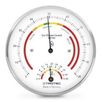 Termohigrometru Trotec BZ15C, Scala colorata, Exactitate temperatura: ±2 °C, Exactitate umiditate relativa: max. ±3 % u.r.