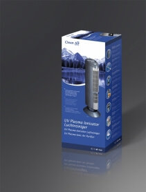 Purificator de aer Clean Air Optima CA401, Plasma, Ionizare, Filtru electrostatic, Lampa UV,-C Pentru 45mp, 3 trepte