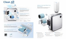 Spalator de aer, purificator si umidificator Clean Air Optima CA807, Display digital, Timer, Rata umidificare 400 ml/ora
