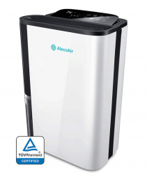 Dezumidificator si purificator cu consum redus de energie AlecoAir D23 CLASSY, Wi-Fi, Ionizare, HEPA, Carbon, 23 L/ zi