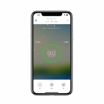 Purificator de aer DUUX Tube, Filtru TRUE HEPA si Carbon Activ, Ionizare, Senzor PM2.5, Control prin Aplicatie, Higrotermometru