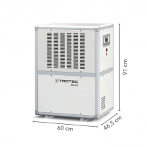 Dezumidificator industrial TROTEC DH 95 S, Capacitate dezumidificare 130l /24h, Debit de aer 1100 m³/h