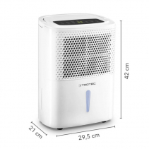 Dezumidificator Trotec TTK26E, 10l/zi, debit aer 80mc/h, Util pana la 15mp, Auto restart