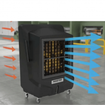 Racitor de aer profesional Master BC 221, Lampa UV-C, Pentru 330 mp, Rezervor 120 l, Debit aer 15000 mc/h
