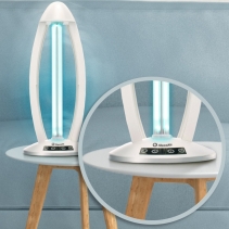Lampa sterilizare cu ozon AlecoAir L30-OZ TOWER, Telecomanda, Recomandat pentru incaperi de pana la 30m2