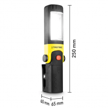 Lampa de lucru TROTEC cu COD-LED PWLS 01-3, Putere 220 lm / 3 W, Temperatura lumina 12000 K