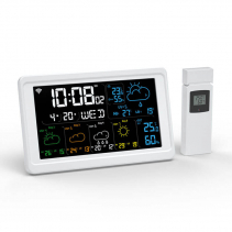 Statie meteo AlecoAir M40 Clima, WiFi, Asistenti vocali, Meteo, Alarma, Masurare temperatura, umiditate, factor UV