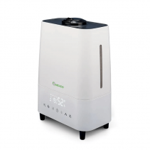 Umidificator si purificator MeacoMIST DELUXE 2020, Filtru HEPA si Carbune, Lampa UV-C, Ionizare, Difuzor aroma, Timer