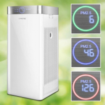 Purificator de aer Trotec AirgoClean 200E, Filtru True HEPA, pentru 66 mp, Ionizare, Indicator calitate aer