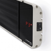Radiator obscur IRD1200 cu 3 trepte de incalzire pana la 1200 W, display LED, Telecomanda