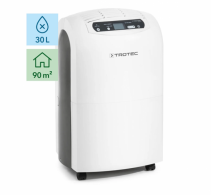 Dezumidificator Trotec TTK100E, 30 litri/zi, 220mc/ora, pentru spatii de pana la 90mp, Display Digital, Timer