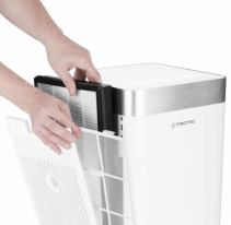 Purificator de aer Trotec AirgoClean 200E, Filtru True HEPA, pentru 66 mp, Ionizare, Indicator calitate aer