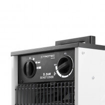 Aeroterma electrica TDS 30, Putere incalzire pana la 5500W, Debit de aer 458 m3/h, Protectie IP44