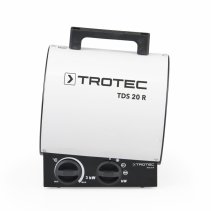 Aeroterma electrica TDS 20 R, Putere incalzire pana la 3000W, Debit de aer 411 m3/h, Protectie IP44