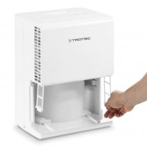 Dezumidificator Trotec TTK28E, 10l/zi, Debit 100mc/h, Pentru spatii de pana la 15mp, Higrostat reglabil, Functie auto-restart