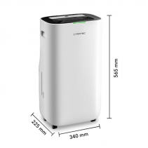 Dezumidificator si Purificator TROTEC TTK70HEPA, 24 l/zi, 140 m3/h, Senzor umiditate, Filtru HEPA, Higrostat