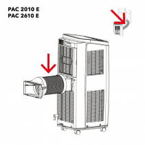 Furtun evacuare aer compatibil cu modelele TROTEC PAC 2000, PAC 2010,PAC 2600 si PAC 2610 E