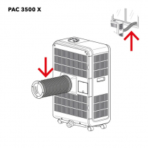 Furtun evacuare aer pentru TROTEC PAC 3500 X