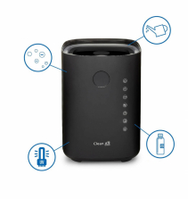 Umidificator si purificator Clean Air Optima CA604B Smart, WiFi, Difuzor de arome, Lampa UV-C, Ionizare, Display, Timer