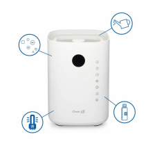 Umidificator si purificator Clean Air Optima CA604W Smart, WiFi, Difuzor de arome, Lampa UV-C, Ionizare, Display, Time