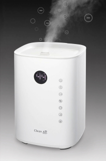 Umidificator si purificator Clean Air Optima CA604W Smart, WiFi, Difuzor de arome, Lampa UV-C, Ionizare, Display, Time