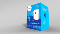 Umidificator si purificator Clean Air Optima CA604W Smart, WiFi, Difuzor de arome, Lampa UV-C, Ionizare, Display, Time