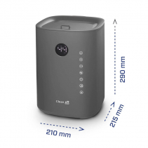 Umidificator si purificator Clean Air Optima CA605T,  WiFi, Difuzor de arome, Lampa UV-C, Ionizare, Display, Timer