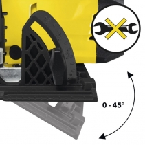 Fierastrau circular de mana Trotec PCSS 10-20V, Comutator pornire/oprire cu Quickstop
