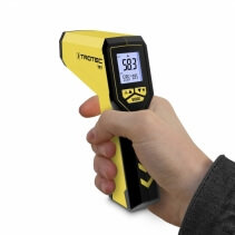 Pirometru Profesional TROTEC TP7, Display iluminat, Dual laser, Functie alarma